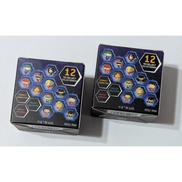 Mattel Nano Pods DC Blind Box Mini Figures Collectable & Connectable DC (2 Pack) - Picture 3 of 7